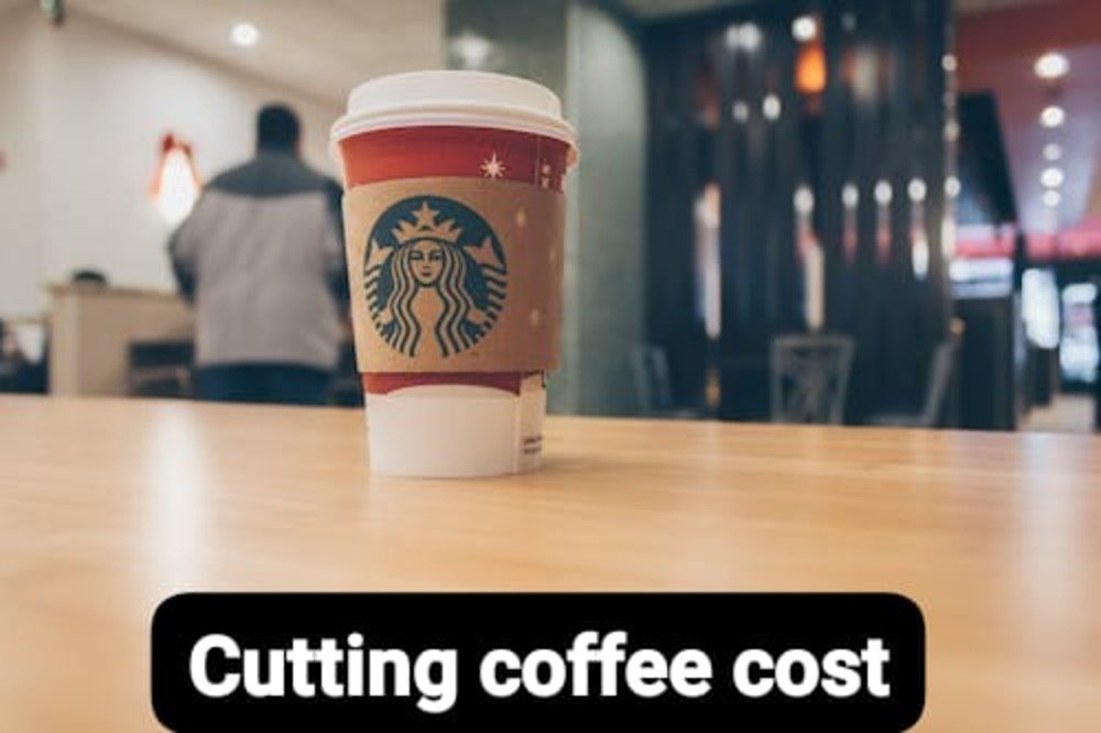Cutting daily expenses like coffee to save more for big purchases