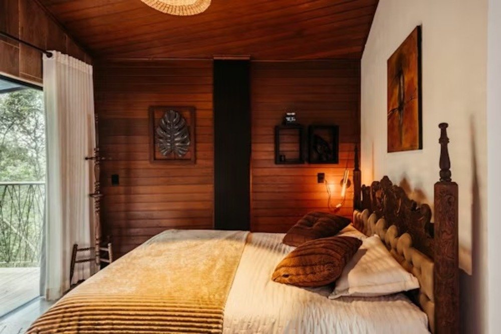 Cozy dorm bedroom with warm lighting — dorm essentials, student comfort gifts, and bedroom organization ideas.